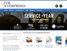 Tablet Screenshot of civicenterprises.net